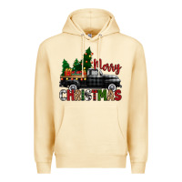 Pina Colada merry christmas with black truck Premium Hoodie - Zillion Design Studio