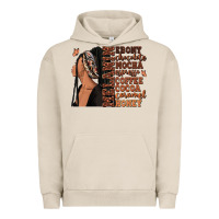 Pigment French Oak Melanin many shades of brown afro woman Urban Hoodie - RanaPortraitStore