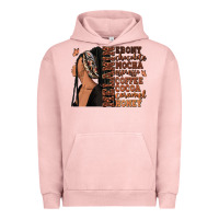 Pigment Salmon Melanin many shades of brown afro woman Urban Hoodie - RanaPortraitStore