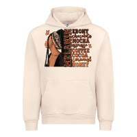 Sandshell Melanin many shades of brown afro woman Urban Hoodie - RanaPortraitStore