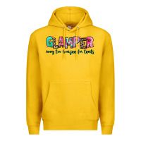 Lemon glamper way too boujee for tents Premium Hoodie - RanaPortraitStore