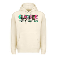 Tofu glamper way too boujee for tents Premium Hoodie - RanaPortraitStore