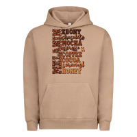 Pigment Burro Melanin shades of brown Urban Hoodie - RanaPortraitStore