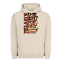 Pigment French Oak Melanin shades of brown Urban Hoodie - RanaPortraitStore