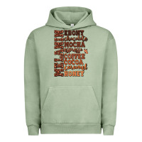 Pigment Oil Green Melanin shades of brown Urban Hoodie - RanaPortraitStore