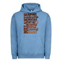 Pigment Pebble Blue Melanin shades of brown Urban Hoodie - RanaPortraitStore
