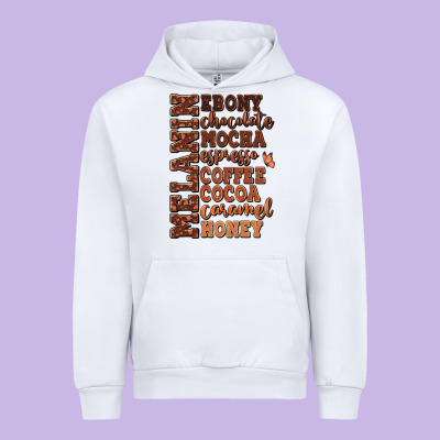 Urban Hoodie Melanin shades of brown