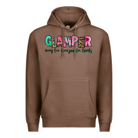 Chestnut glamper way too boujee for tents Premium Hoodie - RanaPortraitStore