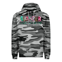 Slate Camo glamper way too boujee for tents Premium Hoodie - RanaPortraitStore