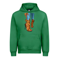 Emerald Leopard heels black fashion girl Urban Hoodie - RanaPortraitStore