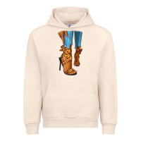 Sandshell Leopard heels black fashion girl Urban Hoodie - RanaPortraitStore
