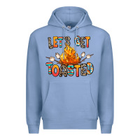 Colony Blue let's get toasted Premium Hoodie - RanaPortraitStore