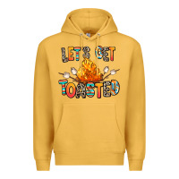Mustard let's get toasted Premium Hoodie - RanaPortraitStore