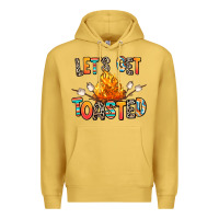 Antique Gold let's get toasted Premium Hoodie - RanaPortraitStore