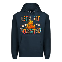 Navy let's get toasted Premium Hoodie - RanaPortraitStore