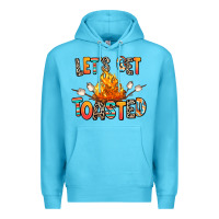 Ocean Blue let's get toasted Premium Hoodie - RanaPortraitStore