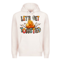 Pale Pink let's get toasted Premium Hoodie - RanaPortraitStore