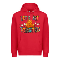 Red let's get toasted Premium Hoodie - RanaPortraitStore