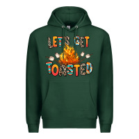 Sports Green let's get toasted Premium Hoodie - RanaPortraitStore