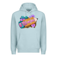 Blue Mist hello 6th grade Premium Hoodie - RanaPortraitStore