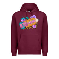Burgundy hello 6th grade Premium Hoodie - RanaPortraitStore