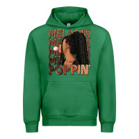 Emerald Melanin poppin' afro woman Urban Hoodie - RanaPortraitStore