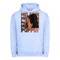 Pigment Grape Ice Melanin poppin' afro woman Urban Hoodie - RanaPortraitStore