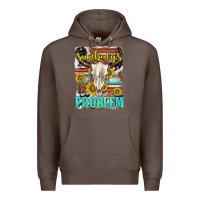 Coffee somebodys problem Premium Hoodie - texasbilliewilder