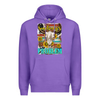 Purple somebodys problem Premium Hoodie - texasbilliewilder