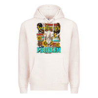Pale Pink somebodys problem Premium Hoodie - texasbilliewilder