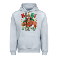 Heather Grey Merry and bright black girl sneakers Urban Hoodie - RanaPortraitStore