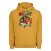 Pigment Peanut Butter Merry and bright black girl sneakers Urban Hoodie - RanaPortraitStore
