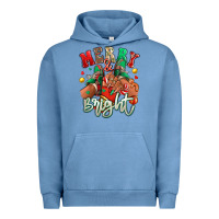 Pigment Pebble Blue Merry and bright black girl sneakers Urban Hoodie - RanaPortraitStore