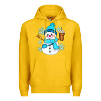 Lemon cute snowman Premium Hoodie - Zillion Design Studio