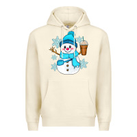 Sandshell cute snowman Premium Hoodie - Zillion Design Studio