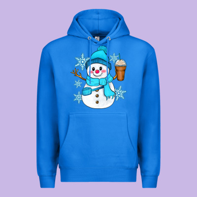 Premium Hoodie cute snowman