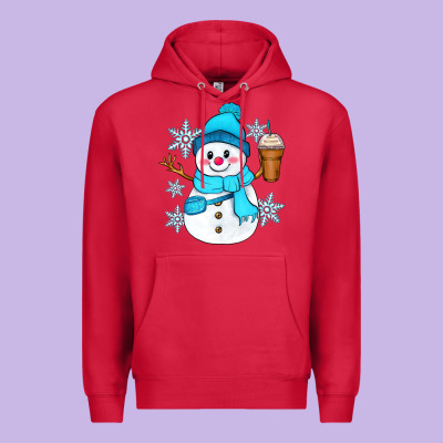 Premium Hoodie cute snowman