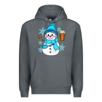 Rock cute snowman Premium Hoodie - Zillion Design Studio