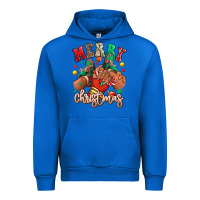 Cobalt Merry Christmas black girl sneakers Urban Hoodie - RanaPortraitStore