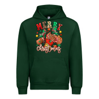 Forest Green Merry Christmas black girl sneakers Urban Hoodie - RanaPortraitStore
