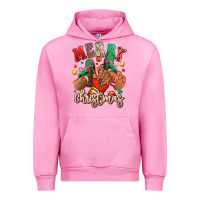 Fuchsia Pink Merry Christmas black girl sneakers Urban Hoodie - RanaPortraitStore