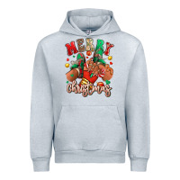 Heather Grey Merry Christmas black girl sneakers Urban Hoodie - RanaPortraitStore
