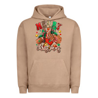 Pigment Burro Merry Christmas black girl sneakers Urban Hoodie - RanaPortraitStore