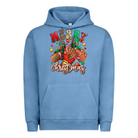 Pigment Pebble Blue Merry Christmas black girl sneakers Urban Hoodie - RanaPortraitStore