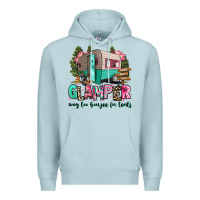 Blue Mist glamper way too boujee for tents 2 Premium Hoodie - RanaPortraitStore