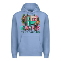 Colony Blue glamper way too boujee for tents 2 Premium Hoodie - RanaPortraitStore