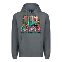 Rock glamper way too boujee for tents 2 Premium Hoodie - RanaPortraitStore