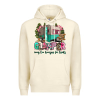 Sandshell glamper way too boujee for tents 2 Premium Hoodie - RanaPortraitStore