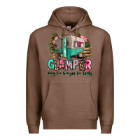 Chestnut glamper way too boujee for tents 2 Premium Hoodie - RanaPortraitStore