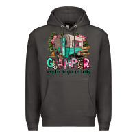 Smoke glamper way too boujee for tents 2 Premium Hoodie - RanaPortraitStore